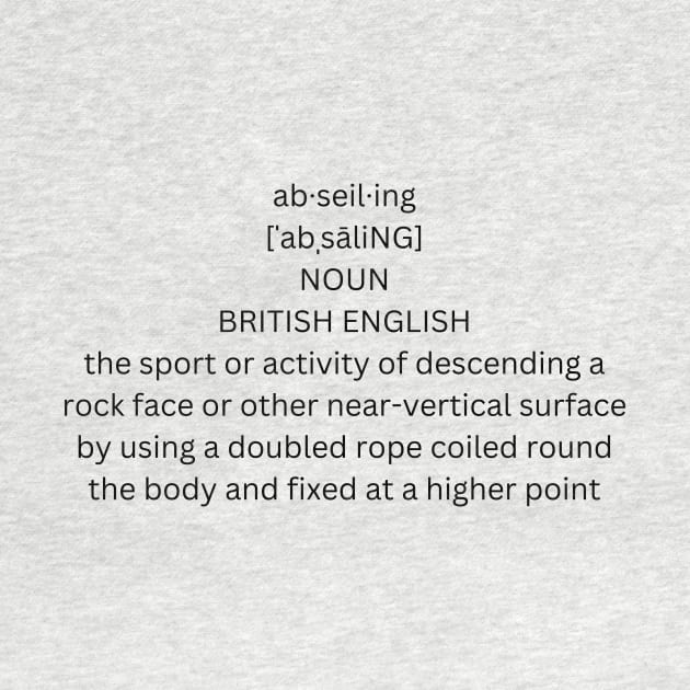 abseiling definition by alphabetdefinition